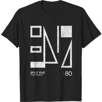 T-shirt pour hommes Split Enz avec design graphique minimaliste — T-shirts pour hommes