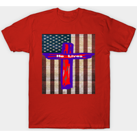 T-shirt Patriotic Christian Cross pour hommes — T-shirts pour hommes