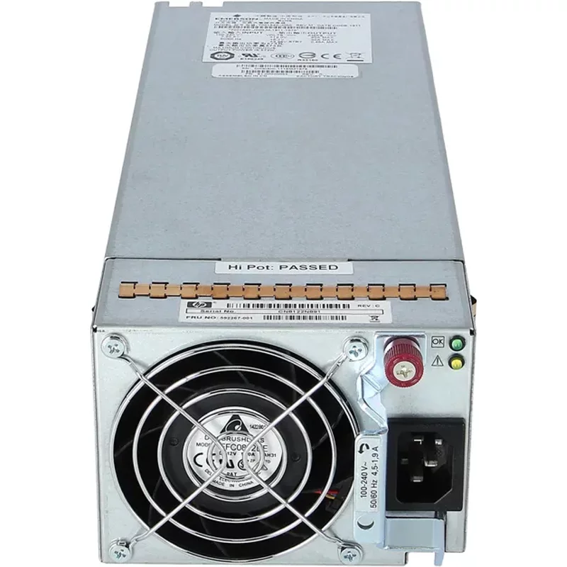 HP 592267-001 595-Watts Power Supply for StorageWorks MSA2000 Gen3