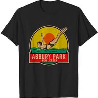 T-shirt pour hommes avec décalque Vintage Asbury Park — T-shirts pour hommes