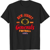T-shirt pour hommes New Jersey Generals en noir — T-shirts pour hommes