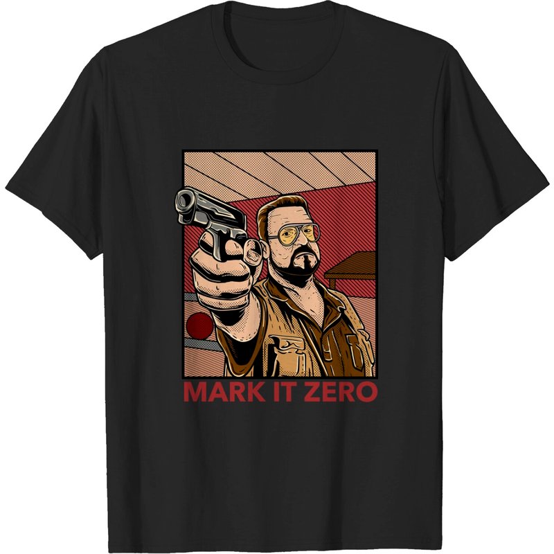 Walter Mark It Zero - Lebowski T-shirt pour hommes — T-shirts pour hommes