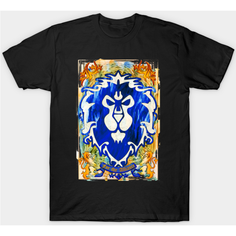 Pour l'Alliance! T-shirt pour hommes World Of Warcraft — T-shirts pour hommes