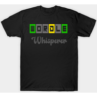 Funny Wordle Whisperer Cartoon T-Shirt for Men