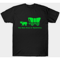 You Have Died Of Dysentery Oregon Trail V.2 T-Shirt for Men