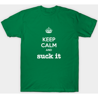 Psych Keep Calm And Suck It - T-shirt pour hommes — T-shirts pour hommes