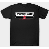 Western Auto Men's T-Shirt in Royal Blue