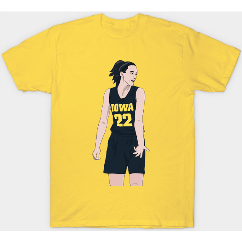 T-shirt pour hommes Caitlin Clark The Goat — T-shirts pour hommes