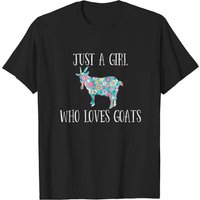 Goat Just A Girl Who Loves Goats T-Shirt for Men
