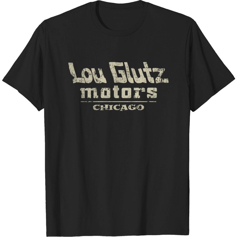 T-shirt Vintage Lou Glutz Motors Chicago pour Hommes — T-shirts pour hommes