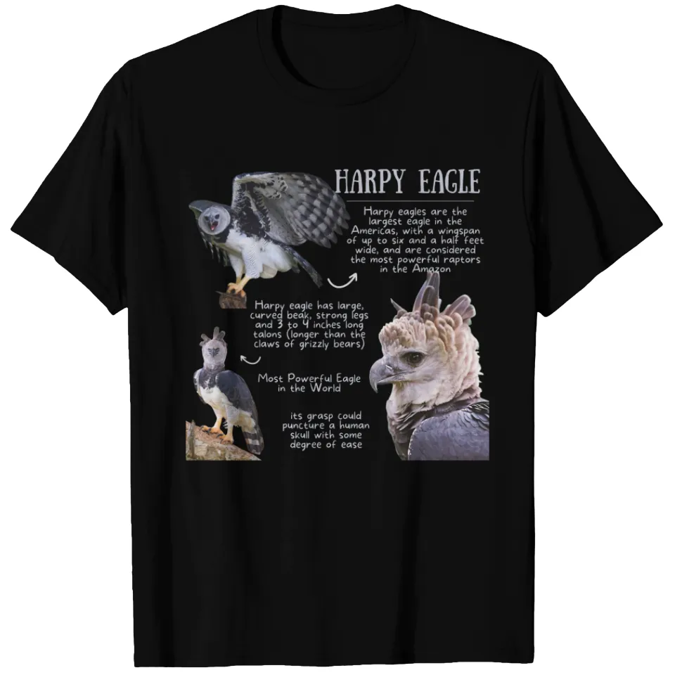 T-shirt pour hommes Harpy Eagle - Animal Facts — T-shirts pour hommes