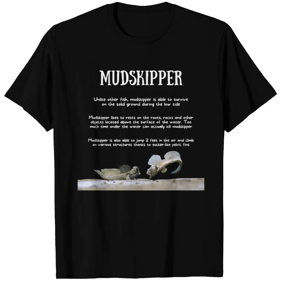 Animal Facts Mudskipper Men's T-Shirt — Mens T Shirts