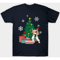 Ryu Autour du Sapin de Noël - Street Fighter T-shirt pour hommes — T-shirts pour hommes