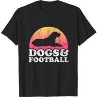 Dogs and Football T-Shirt for Men