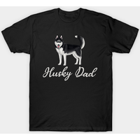 Husky Dad - Husky T-Shirt for Men in Royal Blue