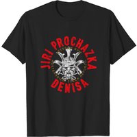 T-shirt noir pour hommes Jiri Prochazka
