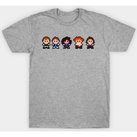 T-shirt Nostalgia Pixelated Breakfast Club pour hommes