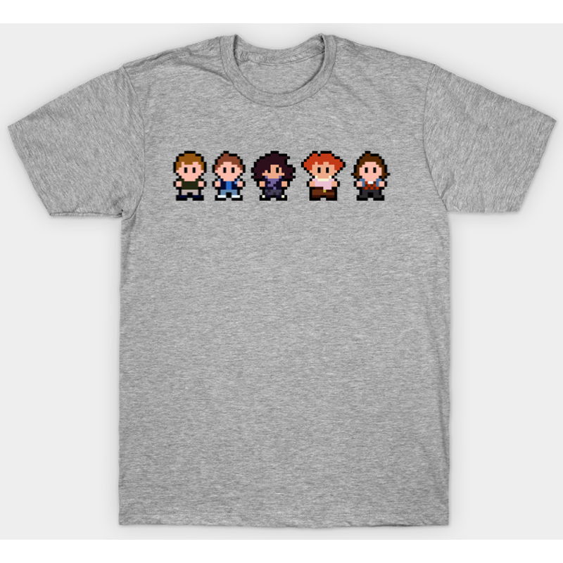 T-shirt Nostalgia Pixelated Breakfast Club pour hommes — T-shirts pour hommes