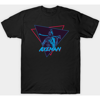 T-shirt Axeman Future Man pour hommes en noir