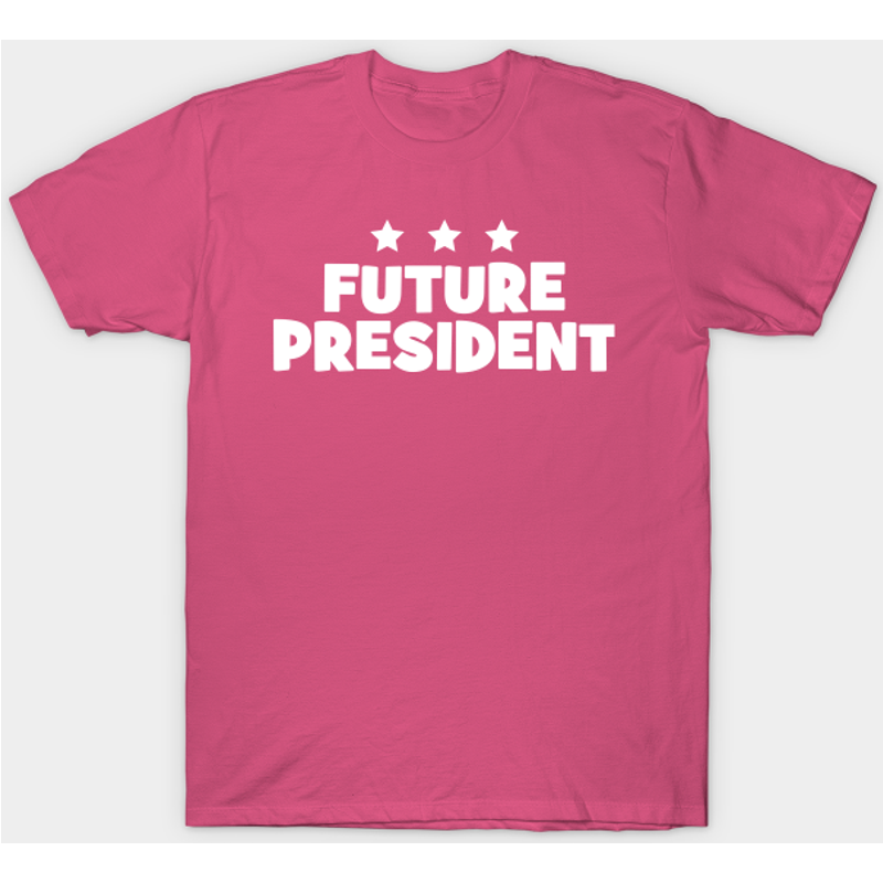 T-shirt pour hommes Future President en bleu royal