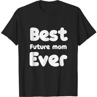 T-shirt pour hommes Future Mom - Noir en mélange de coton — T-shirts pour hommes