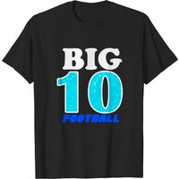 T-shirt pour hommes Big 10 Football Design 2
