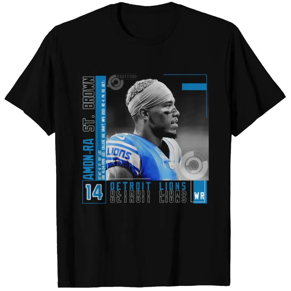 T-shirt Amon-Ra St. Brown Football Edit Tapestries Lions