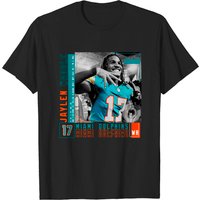 Jaylen Waddle Dolphins Football Edit T-Shirt for Men — Mens T Shirts