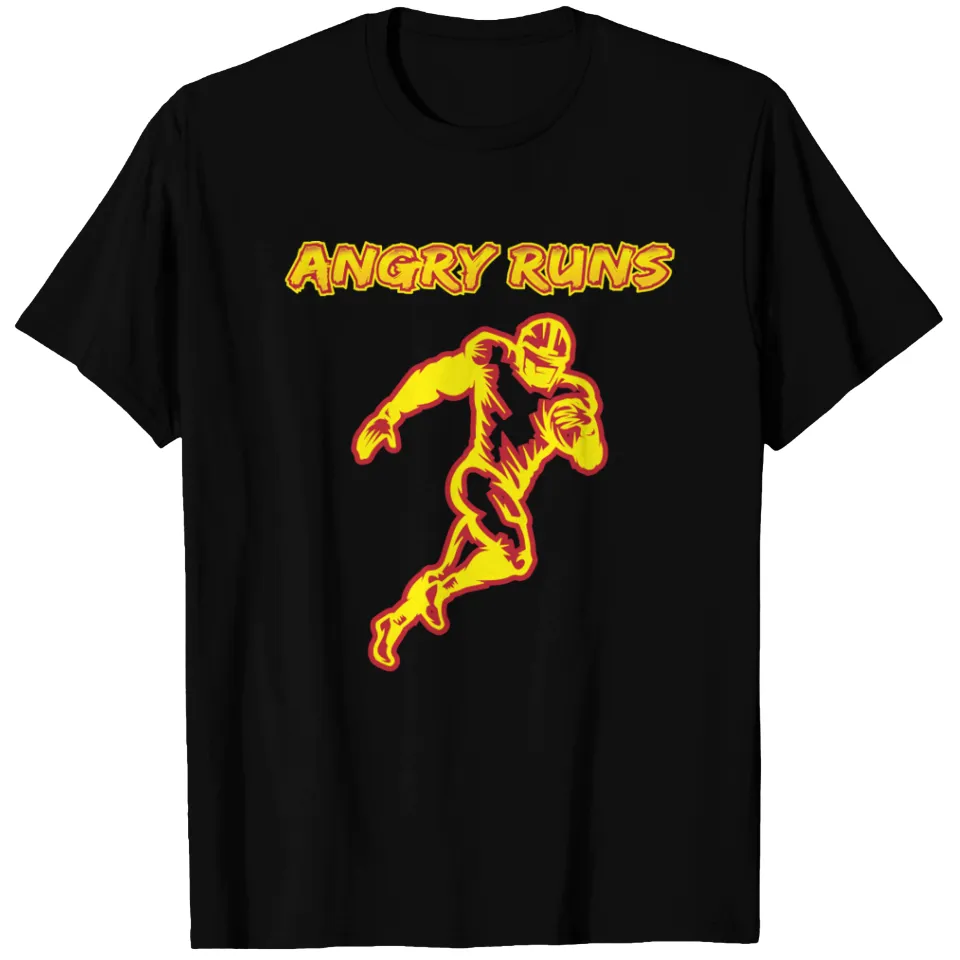 T-shirt pour hommes Angry Runs Cool Design - Noir — T-shirts pour hommes