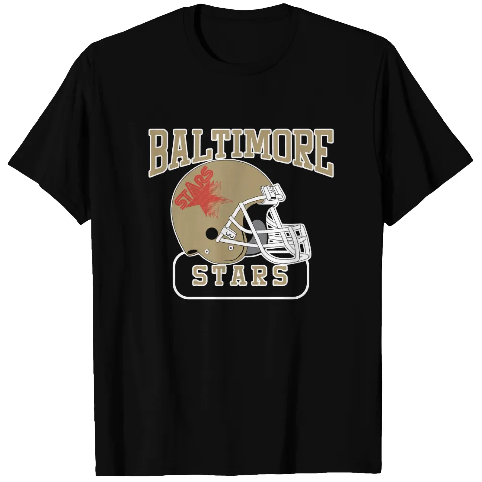 Baltimore Stars Helmet - USFL Men's T-Shirt — Mens T Shirts