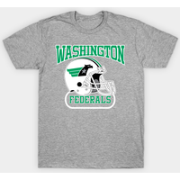 T-shirt pour hommes Washington Federals Helmet USFL — T-shirts pour hommes
