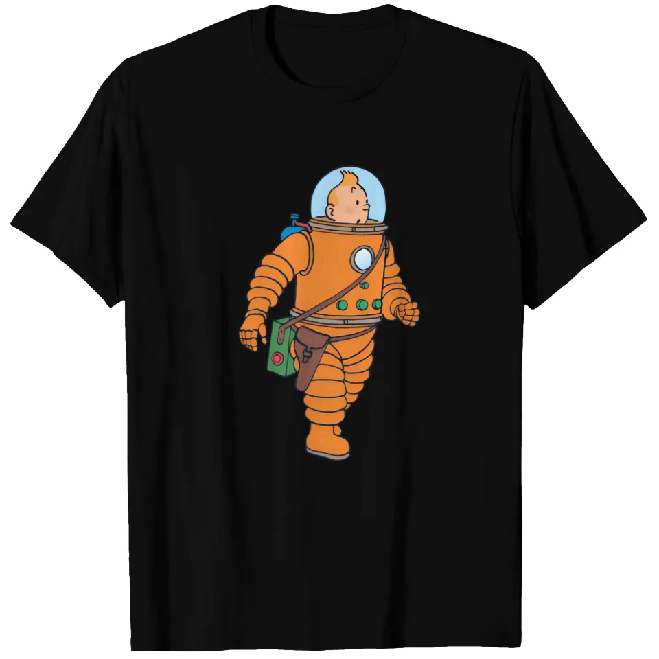 Adventures Tintin Explorers On The Moon Men's T-Shirt — Mens T Shirts