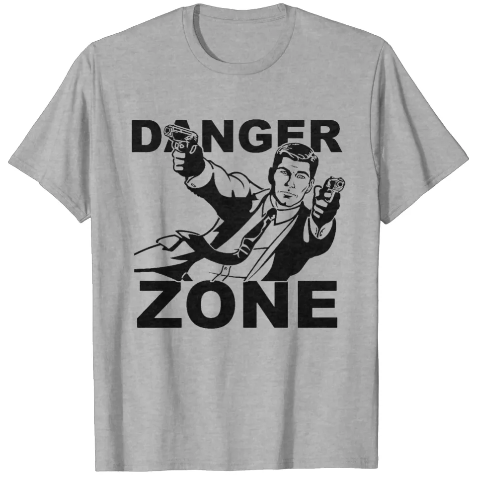 T-shirt Archer Danger Zone FX TV en coton mélangé pour hommes — T-shirts pour hommes