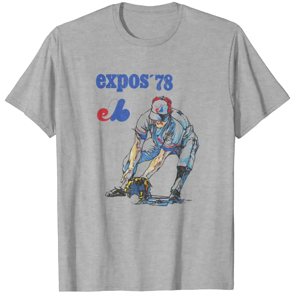 T-shirt Vintage Faded des Expos de Montréal 1978 pour Hommes — T-shirts pour hommes