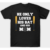 Il N'aime Que Sa Batte Et Sa Maman - T-Shirt pour Hommes Baseball