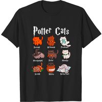 T-shirt Potter Cats pour hommes - Cadeau amusant pour les amoureux des chats