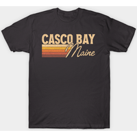 T-shirt pour hommes Casco Bay Maine en noir