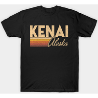 T-shirt pour hommes Kenai Alaska en bleu royal — T-shirts pour hommes