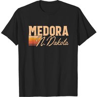 T-shirt pour hommes Medora North Dakota en noir