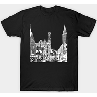 T-shirt Noir pour Hommes Bruges — T-shirts pour hommes