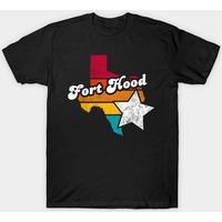 T-shirt Vintage Distress Fort Hood Texas pour hommes