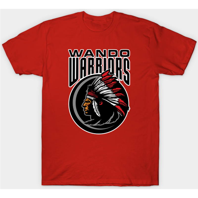 T-shirt pour hommes avec mascotte des Warriors de l'école secondaire Wando — T-shirts pour hommes