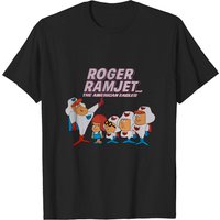 T-shirt noir pour hommes Roger Ramjet — T-shirts pour hommes