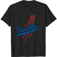 Scully 67 Vin Scully Men's Black T-Shirt