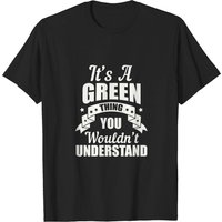 Green Thing Men's Green T-Shirt — Mens T Shirts