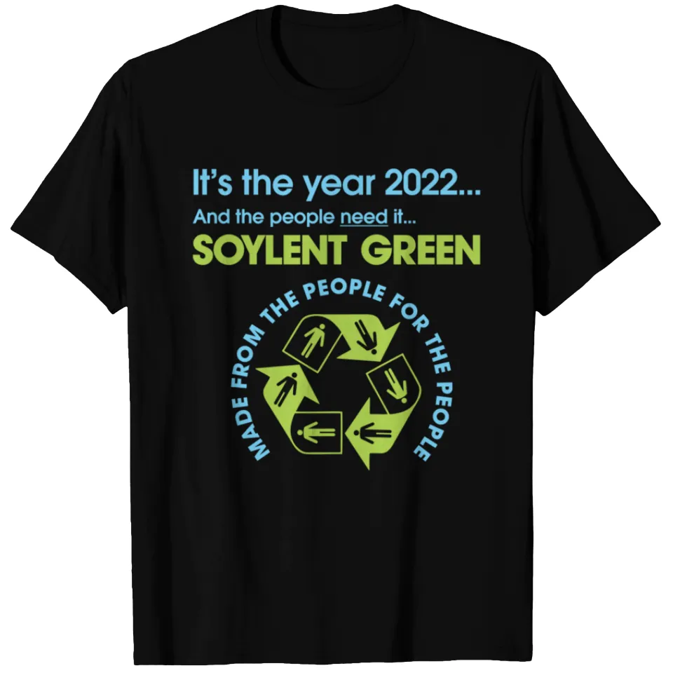 T-shirt pour hommes 2022 Soylent Green en noir