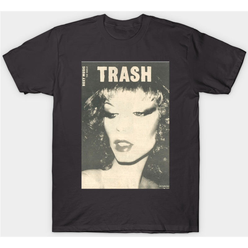 Trash - T-shirt pour hommes Roxy Music en noir