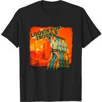 T-shirt pour hommes Elvis Lookin For Trouble — T-shirts pour hommes