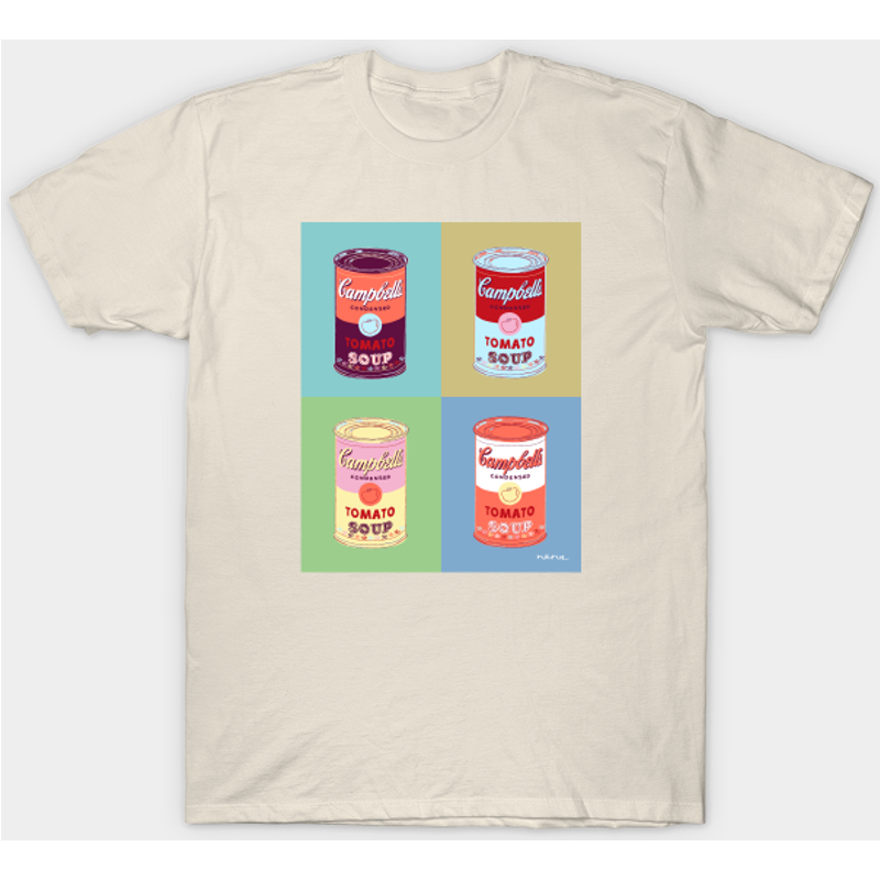 T-shirt pour hommes Campbell Soup Despeinana en bleu royal — T-shirts pour hommes