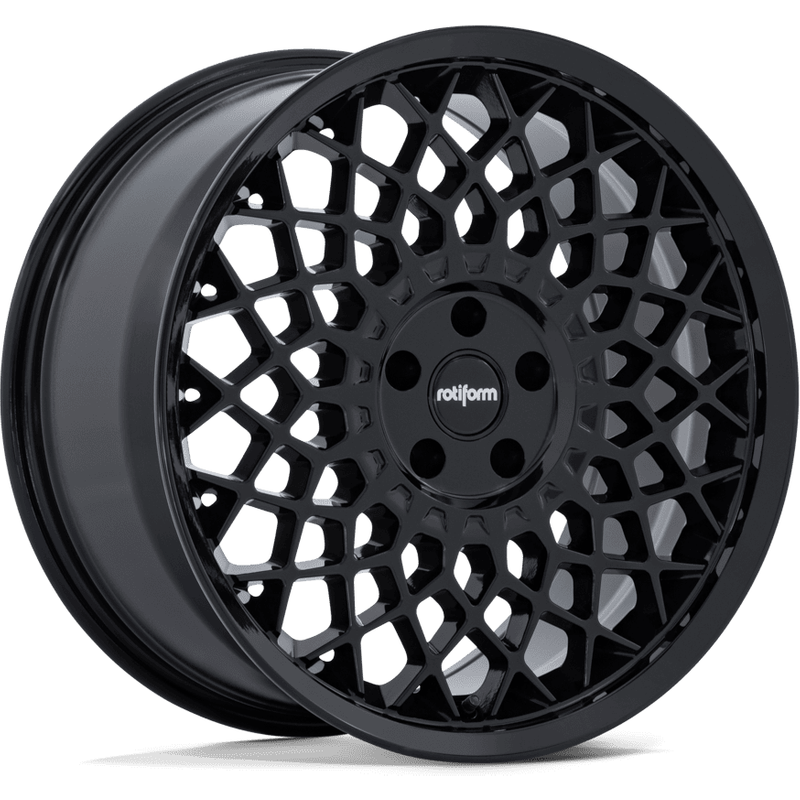 Roues Rotiform RC212 CJJ Noir Brillant - 18x10.5 - 5x114.3 - 22 Offset — Roues et jantes